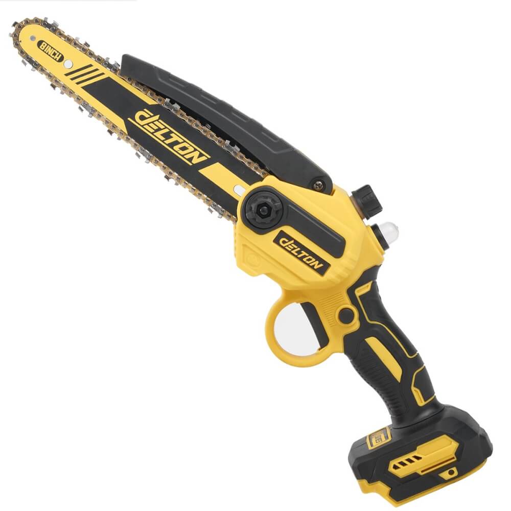 เลื่อยโซ่ไร้สาย (พร้อมแบตเตอรี่) DELTON รุ่น MKT-677 TURBO FORCE 20V 12AH